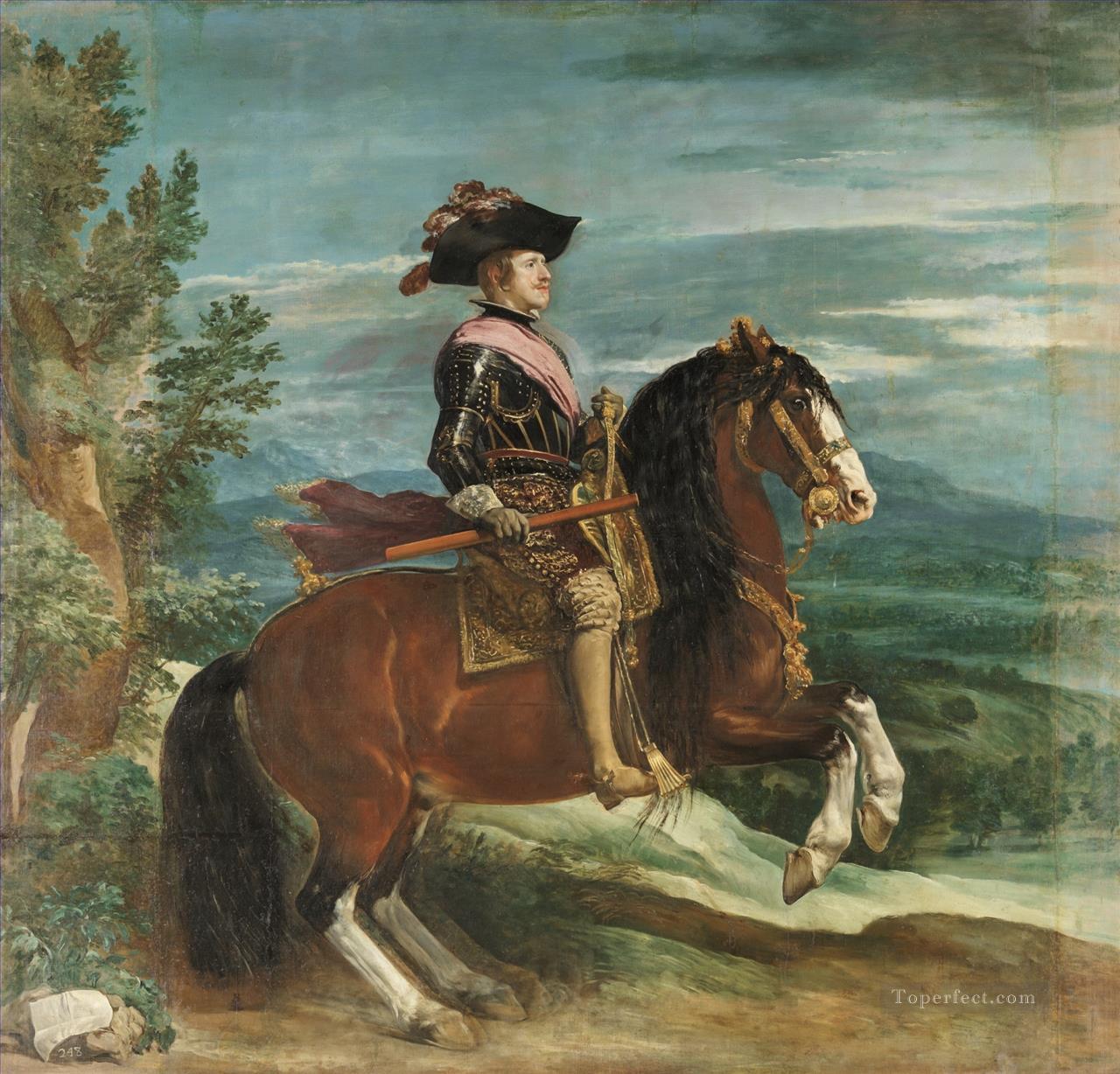 フェリペ 4 世の馬上の肖像画 ディエゴ ベラスケス油絵
